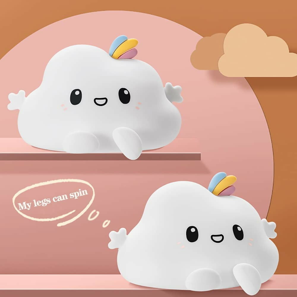 squishy cute cloud night lamp