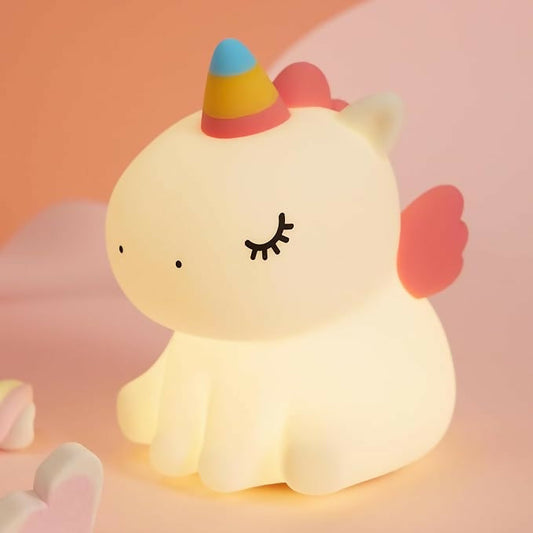 cutest unicorn silicone night lamp