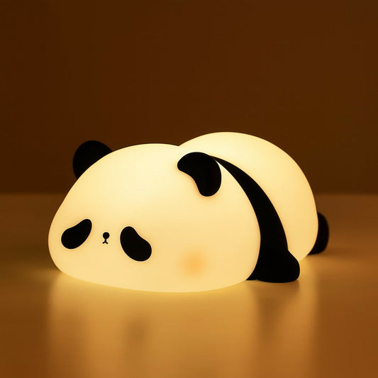 adorable sleeping panda night lamp